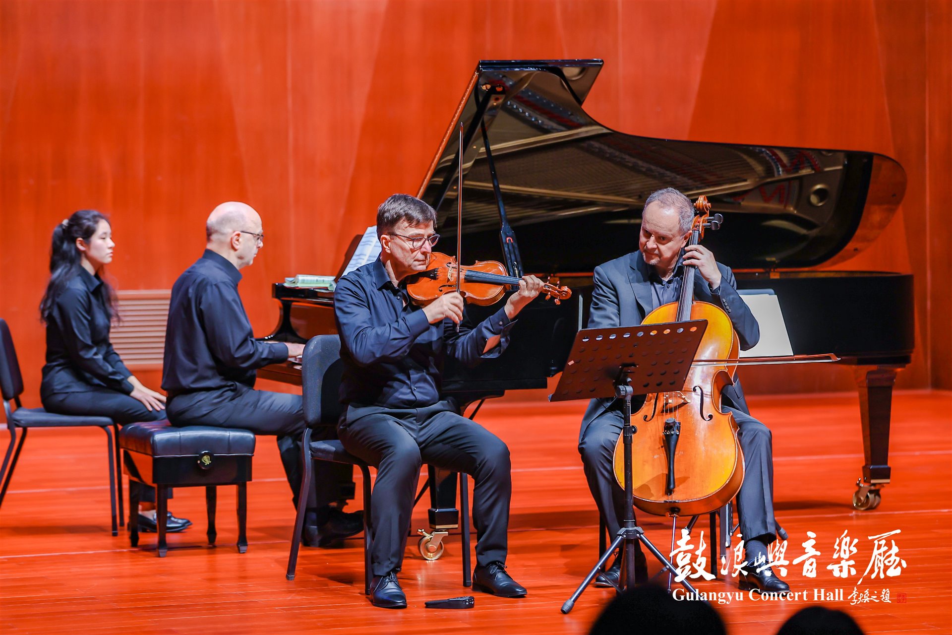 鼓浪屿音乐厅室内乐演出现场