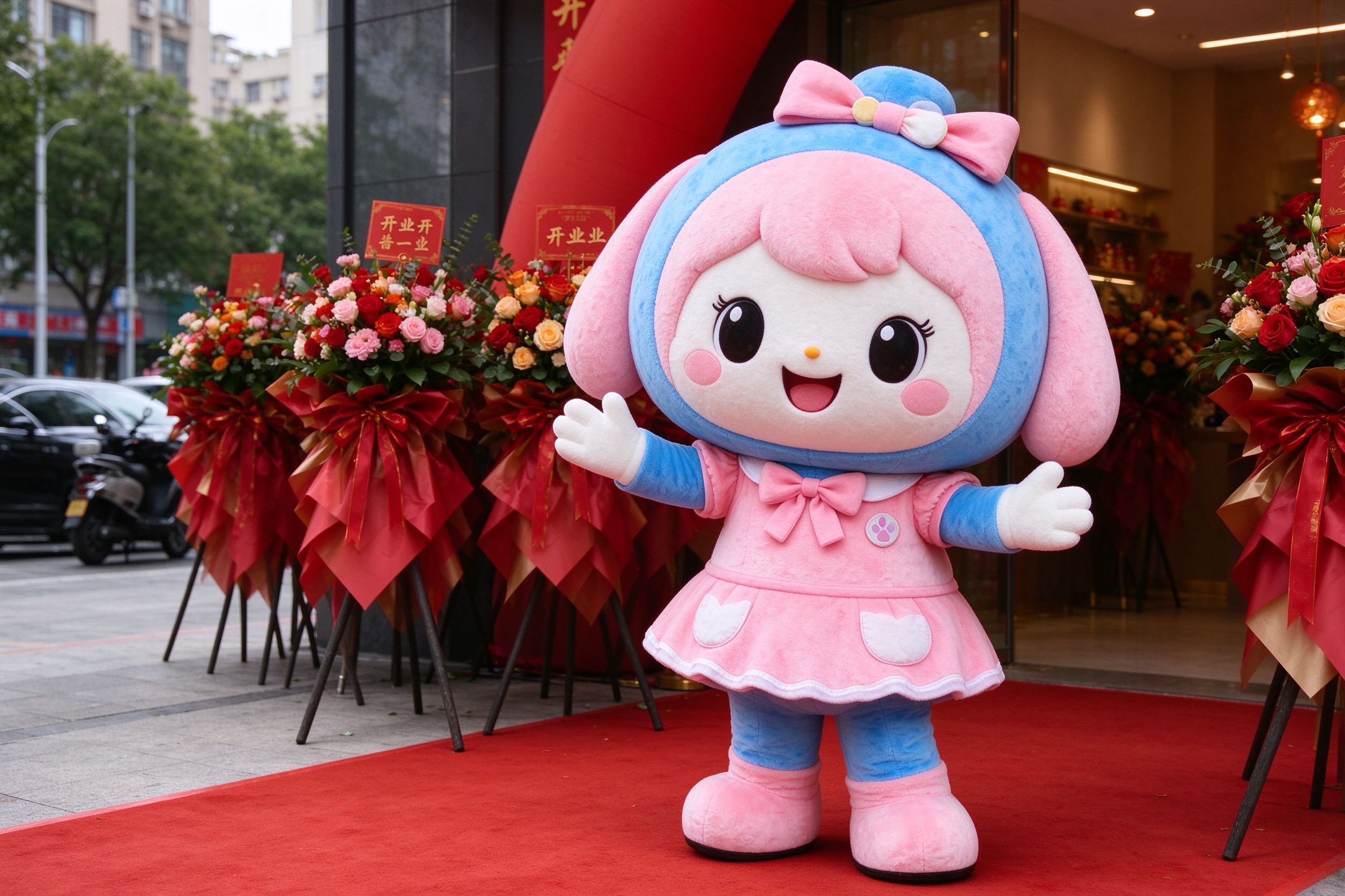 吉祥物迎宾